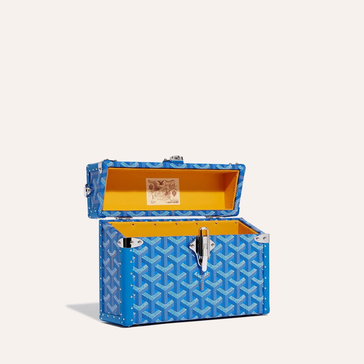 Goyard Cassette Trunk Bag Sky Blue - Image 4